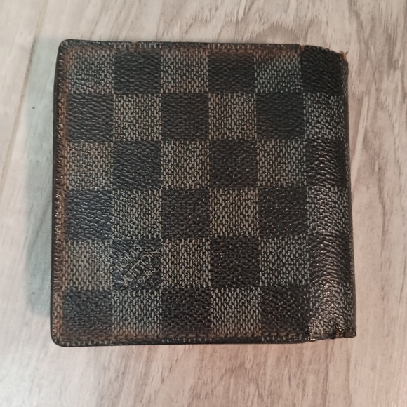 Louis Vuitton MARCO Wallet Billfold Damier Ebene VIntage Authentic - Picture 2 of 11